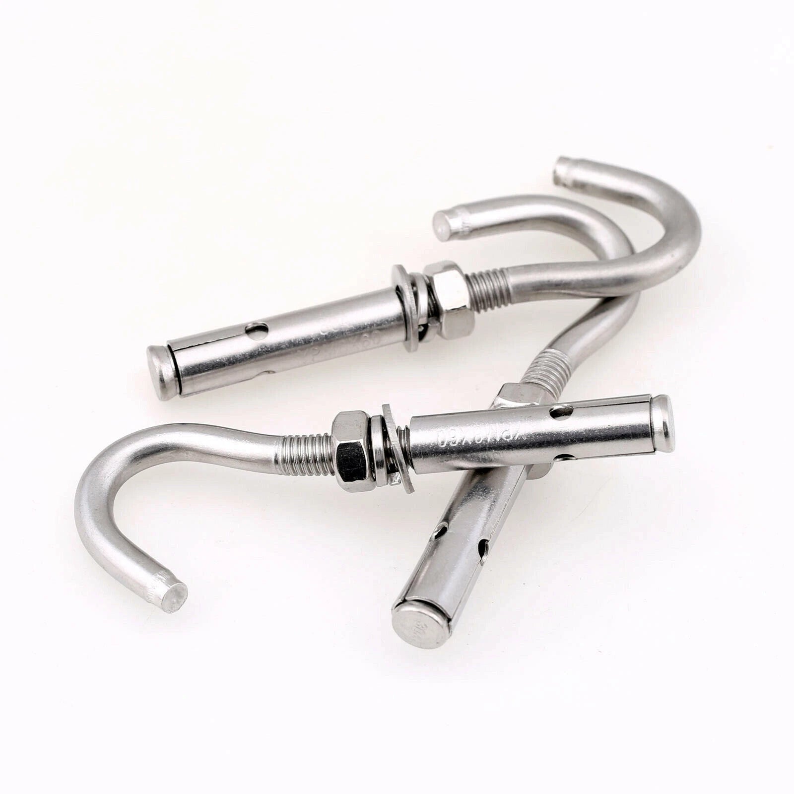 Open Hook Shield Anchor Expansion Bolts — M6 M8 M10 M12 Stainless Steel Rawl Bolts
