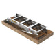 Pull‑Down Aluminum Attic Ladder with Insulated Zippered Cover – 22.5" x 54" Opening, Fits 7'8" to 10'3" Ceilings