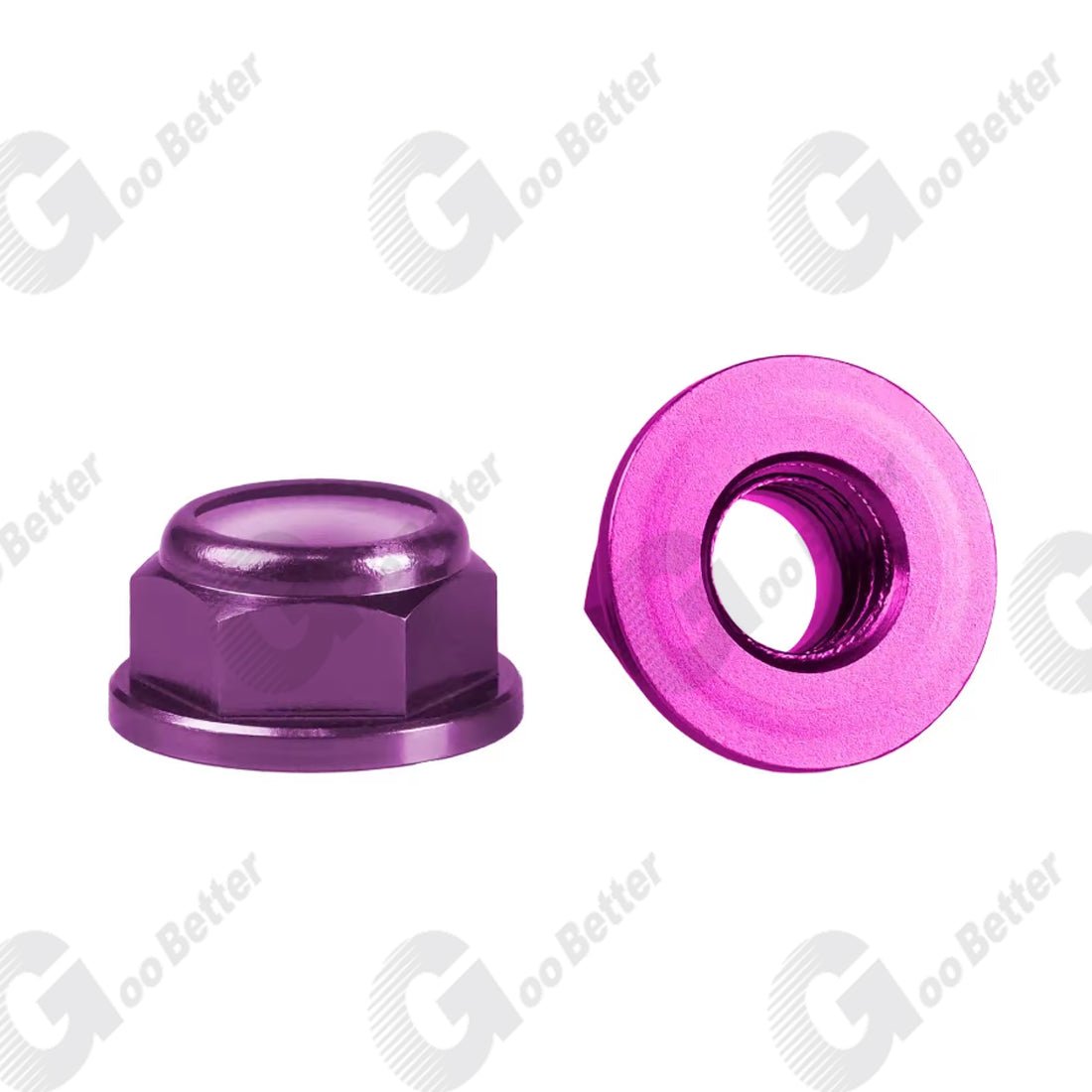 M2 M3 M4 M5 M6 M8 RC Flanged Nyloc Anodised Aluminium Wheel Nuts Various Colours - HomeDIYer