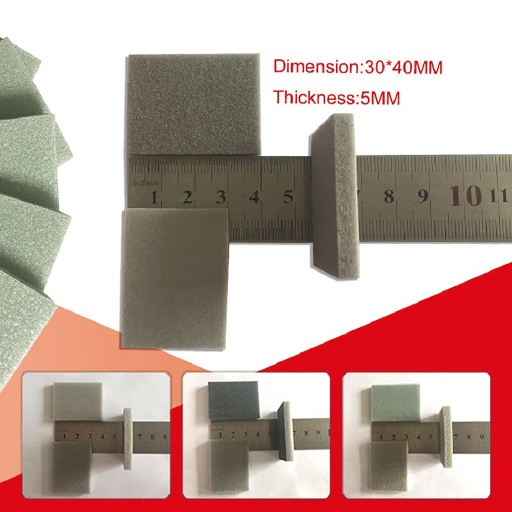 30x40mm Wet Dry Spong Sanding 300-3000 Grit Hook Loop Sandpaper Polishing Block