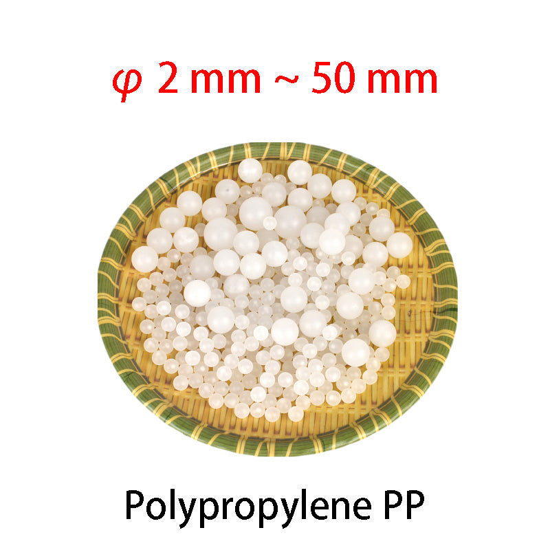 HomeDIYer Large Polypropylene (PP) Plastic Balls, translucent 6mm to 50mm diameter