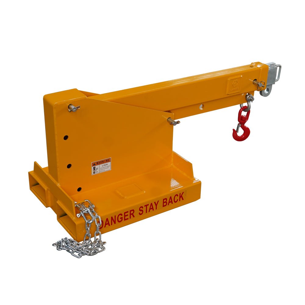 Fork Mounted Telescoping Crane Jib Boom, Forklift Jib Boom Crane,Adjustable Boom 33 - 80in, Forklift Mobile Crane - HomeDIYer