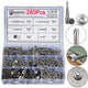 M4.2 M4.8 Hexagon Head Self Drilling Roofing Screw Set With Bonded EPDM Rubber Washers