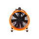 Portable Ventilator, 10 inch Heavy Duty Cylinder Fan with 16.4ft Duct Hose, 380W Strong Shop Exhaust Blower 1893FM, Industrial Utility Blower for Sucking Dust, Smoke, Smoke Home/Workplace
