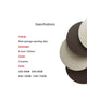 5 Inch（125mm）Hook & Loop Sponge Sandpaper Red Sanding Discs 300 Grit - 2000 Grit