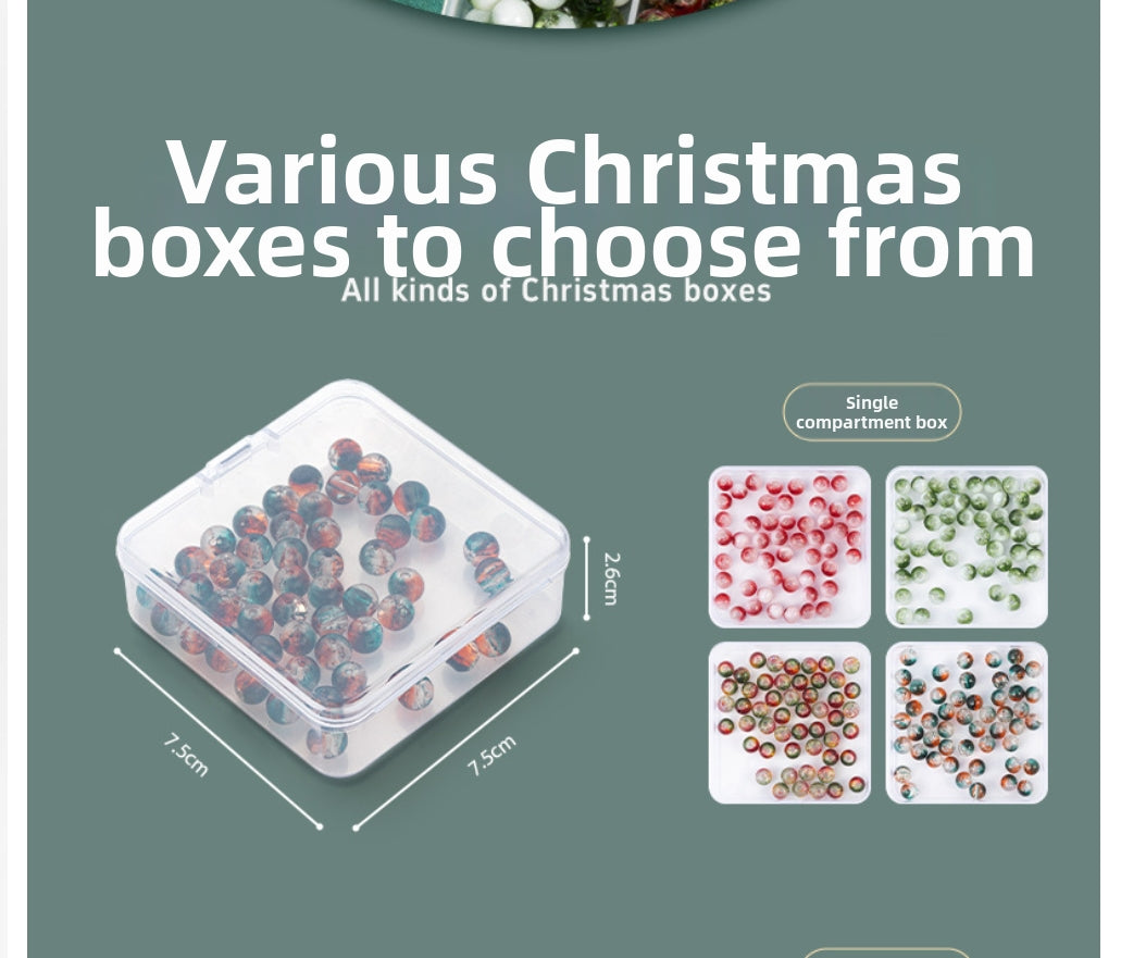 Christmas Bead DIY Jewelry Making Kit – Bracelet & Necklace Accessory Sets, 16 Variants