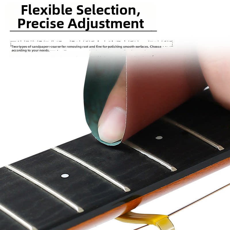 Guitar Luthier Sandpaper – Nut & Saddle Sanding, Polishing & Rust Removal Paper for Guitar Repair
