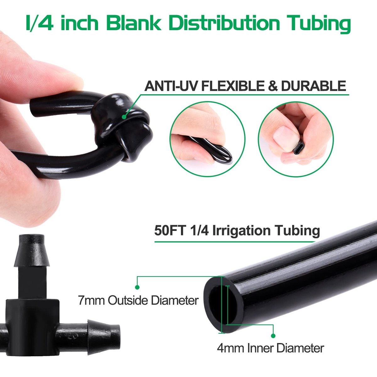 Gardening irrigation equipment 1/4 - inch Mist Irrigation Kits Accessories Plant Watering System Spray automatic watering atomization spray water diameter 30cm - HomeDIYer