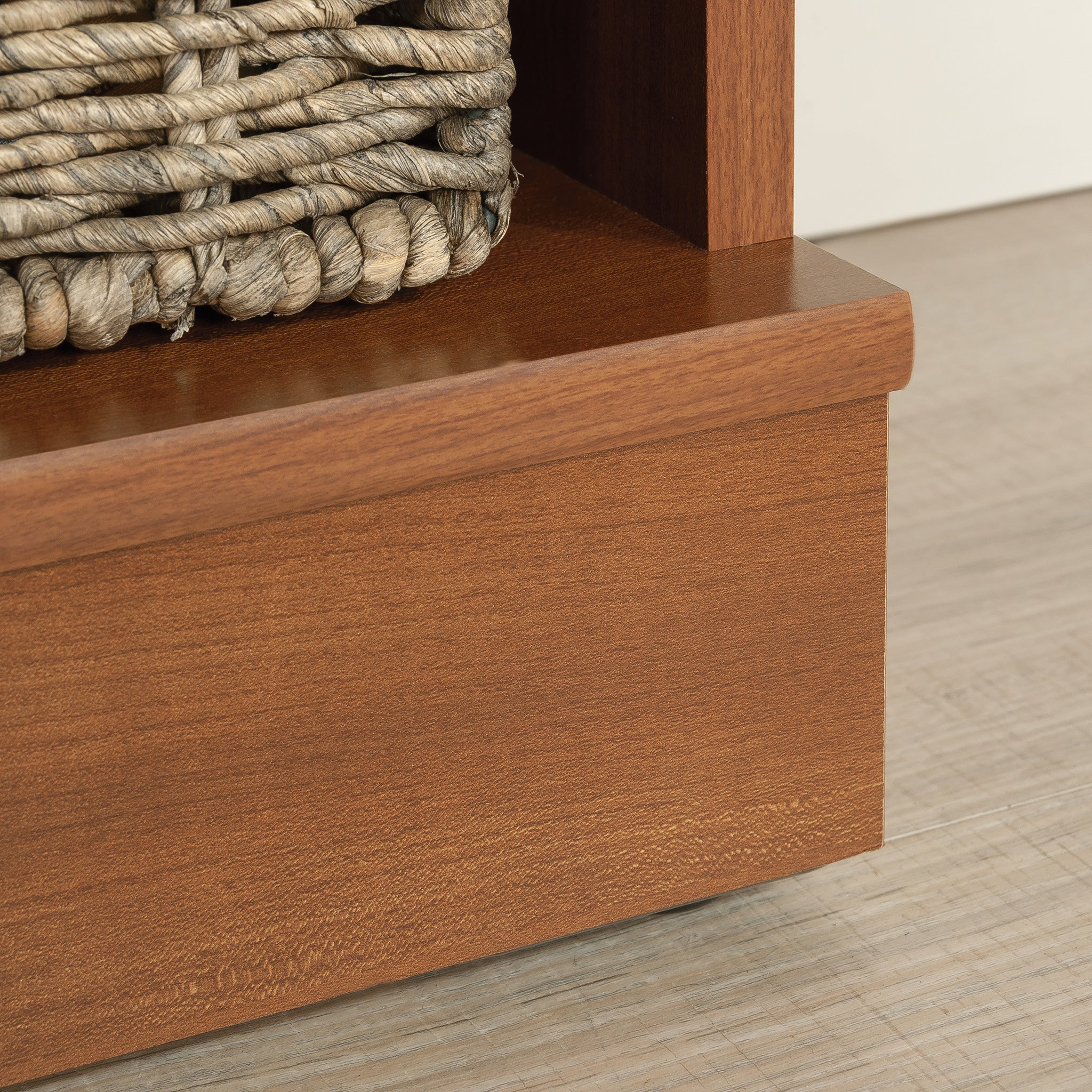 Storage Cabinet with Versatile Storage, Brown finish