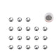 Dia 1.5-15.875mm 400C Stainless Steel Beads Corrosion Resistant Solid Precision
