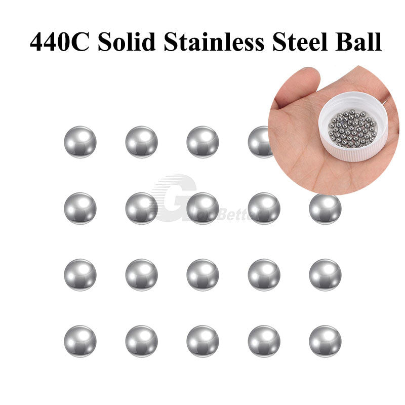 HomeDIYer Large 400°C High-Temperature Stainless Steel Beads 20mm to 95.25mm