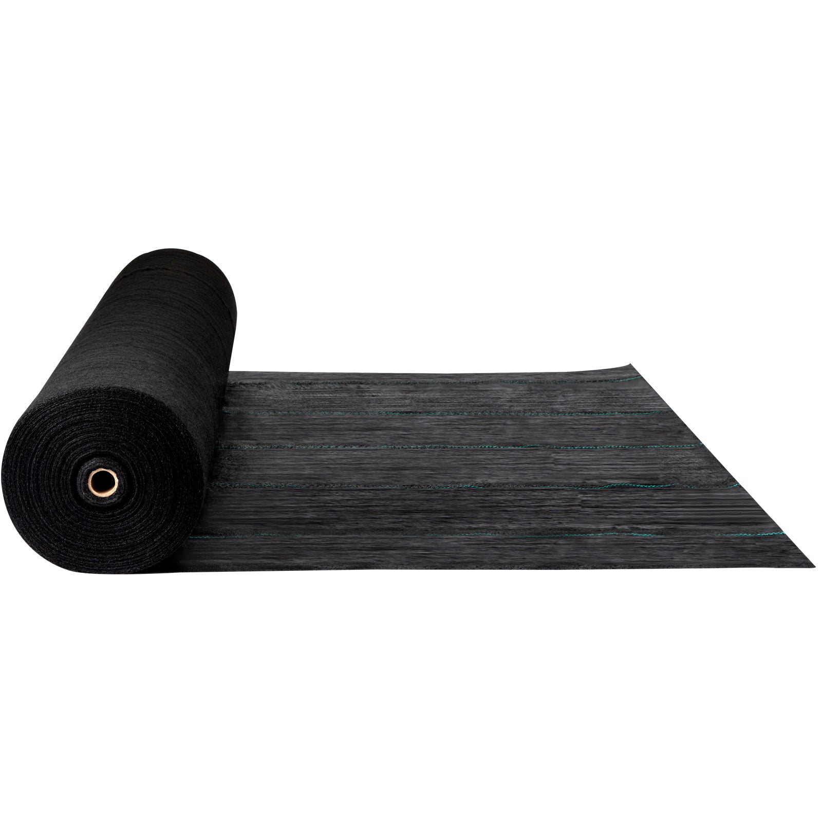 4ft x 100ft Heavy‑Duty 5.8oz Woven Weed Barrier Landscape Fabric — Professional Geotextile Ground Cover Black