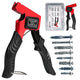 Molly Bolts Hollow Wall Anchors Kit with Setting Tool, 40 Pcs in 8 Sizes (M4/M5/M6), Carbon Steel, for Drywall, Plaster & Tile
