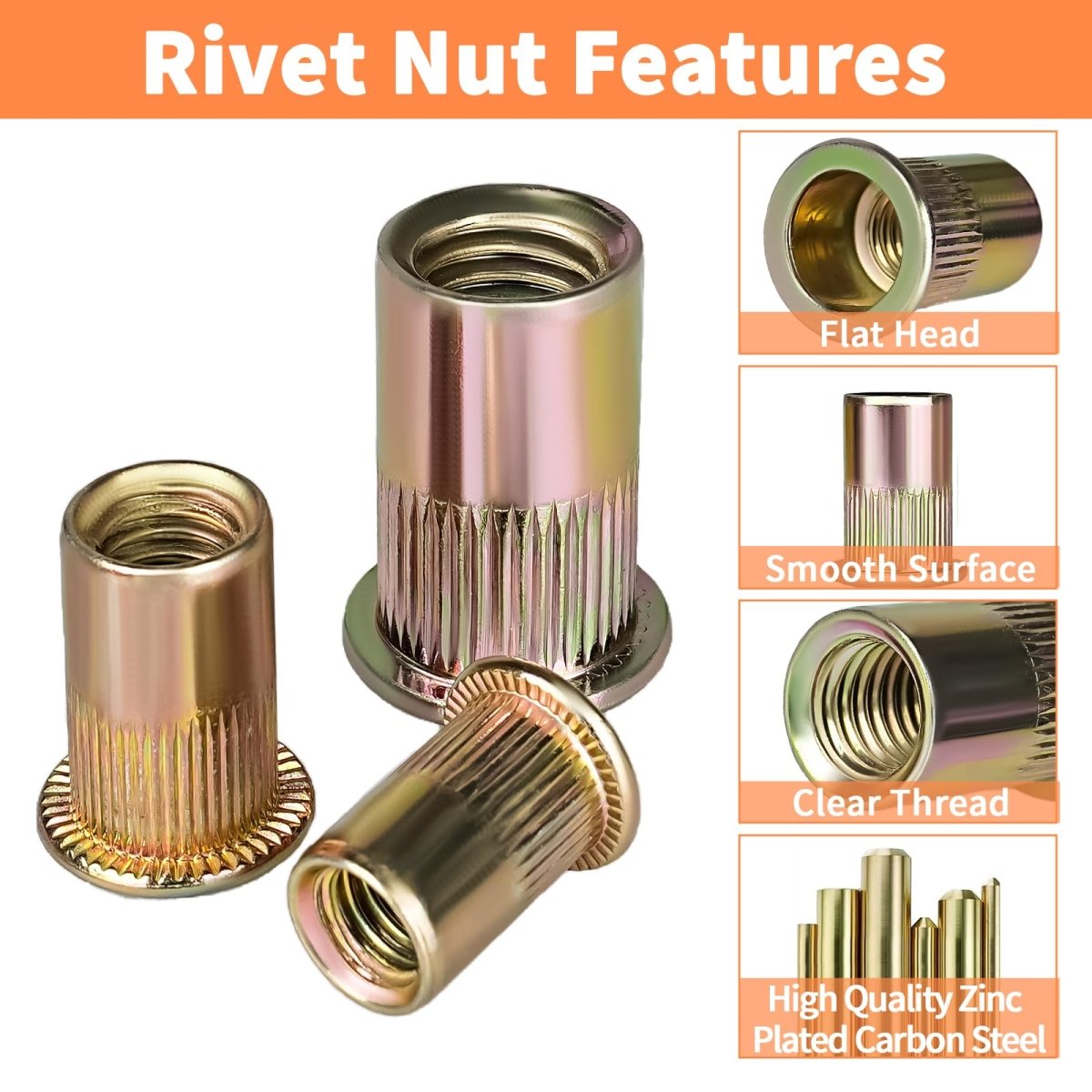 860Pcs Rivet Nut Tool Kit - HomeDIYer