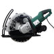 Portable 14" Wet/Dry Electric Corded Circular Concrete Saw/Power Angle Cutter 2600W w/Water Line & Guide Roller (With Blade)ETL certificate.