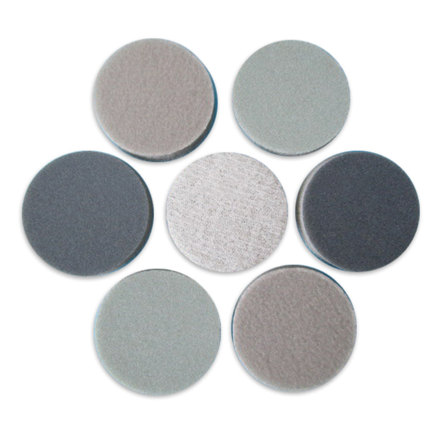 1.2" 30mm Sponge Sanding Discs 300 - 3000 Grit Hook & Loop Wet and Dry Sandpaper