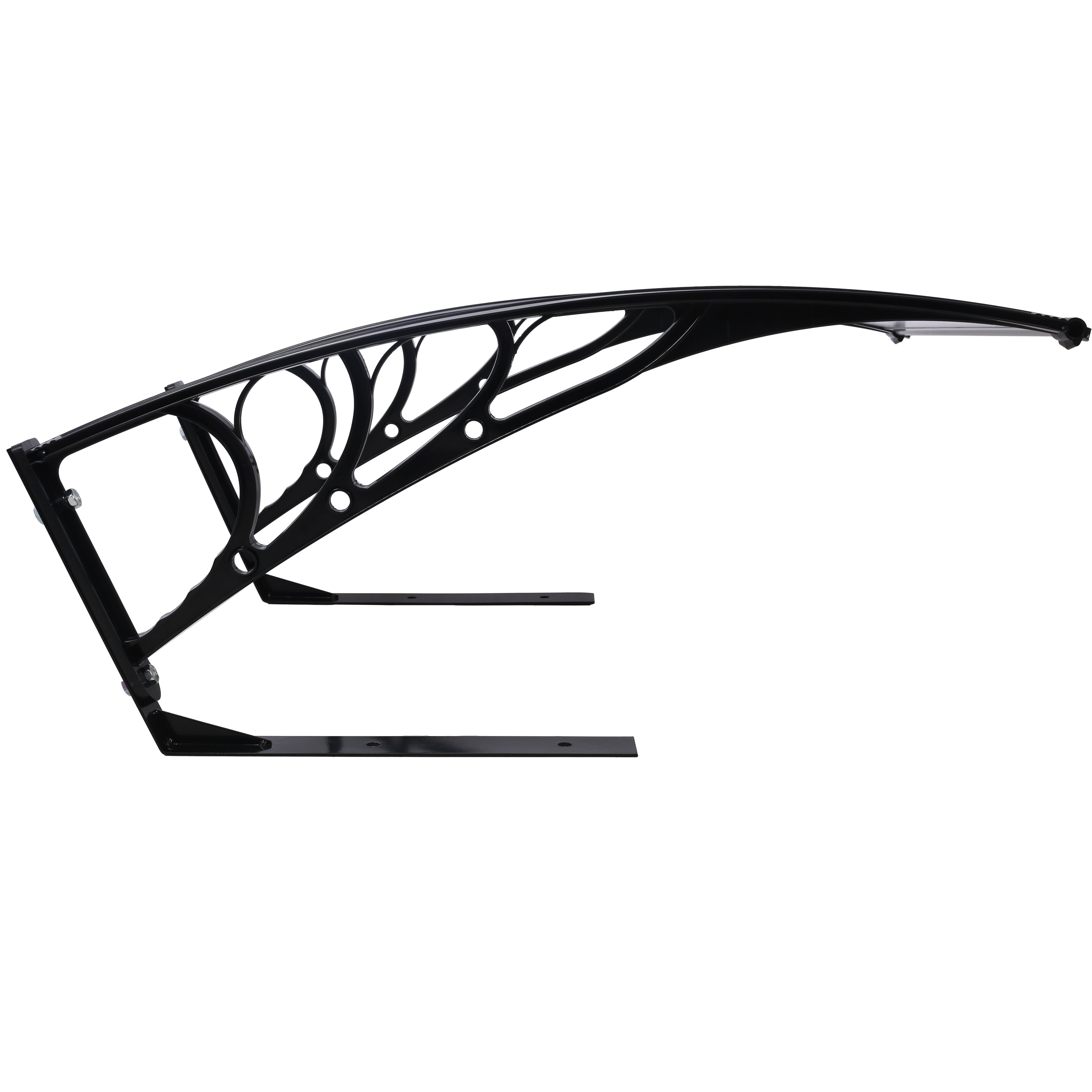 Robotic Lawn Mower Garage – Polycarbonate Canopy Shade Cover, 40.5" x 32.5" x 17.4", Black