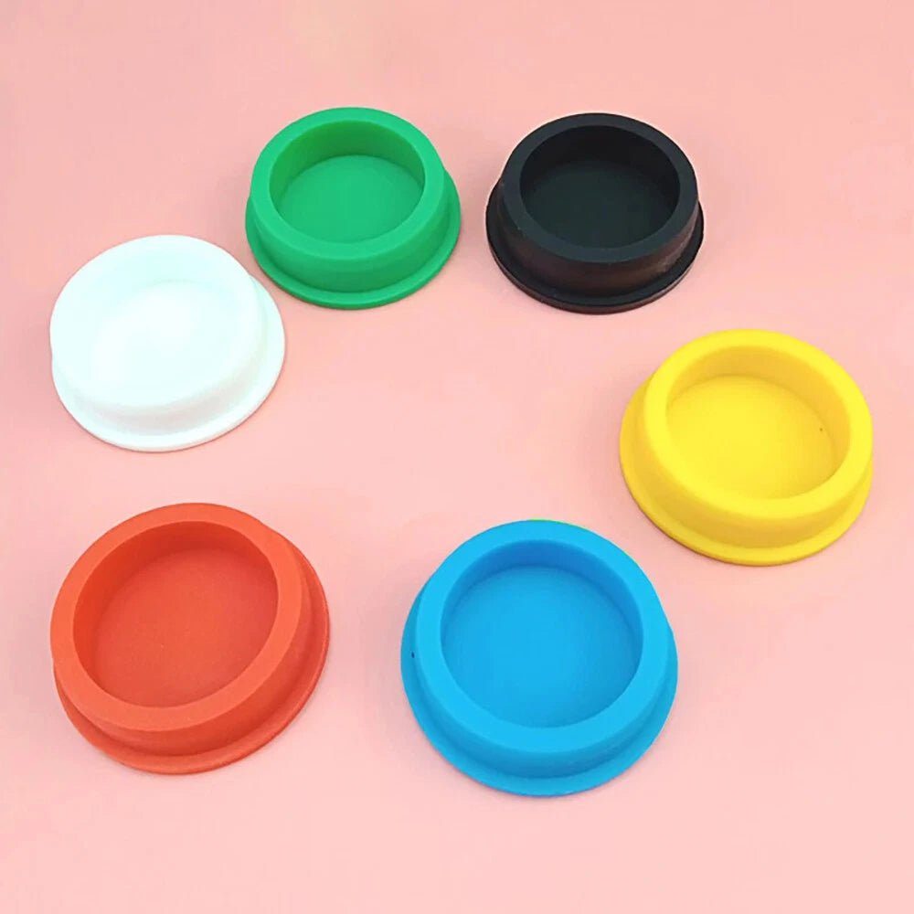 Silicone Rubber Round Hole Plugs Blanking End Cap Tube Pipe Insert Bung Blue - HomeDIYer