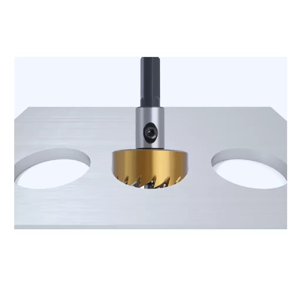 5Pcs Hole Saw Tooth HSS Stainless Steel Drill Bit Set Cutter Tool For Metal Wood - HomeDIYer
