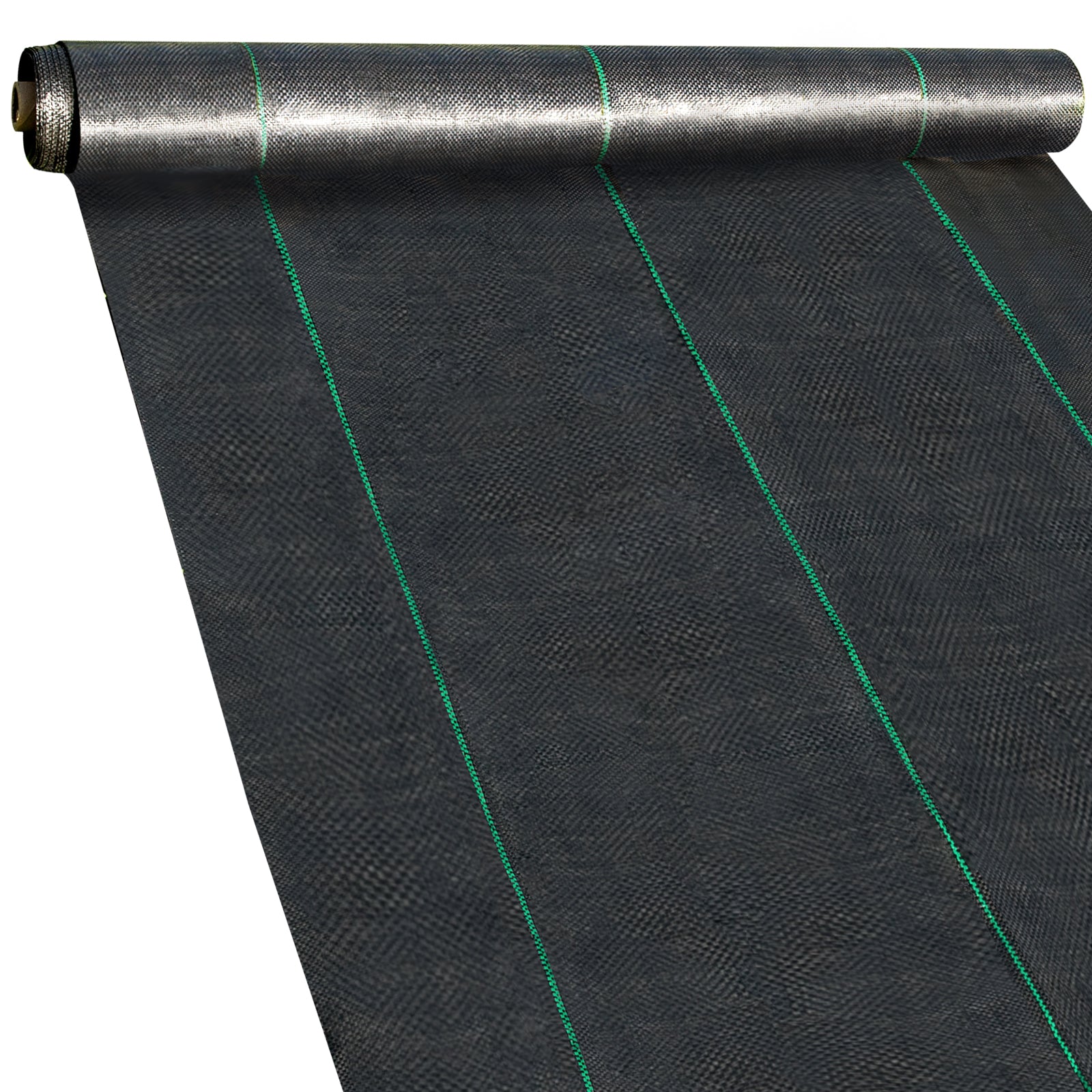 6ft x 300ft Premium 3.2oz Woven Weed Barrier Landscape Fabric — Heavy‑Duty Ground Cover for Flower Beds & Underlayment Black