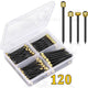 120 Picture Pegs Heavy Duty Wall Picture Hook Set Hanging Picture Pegs