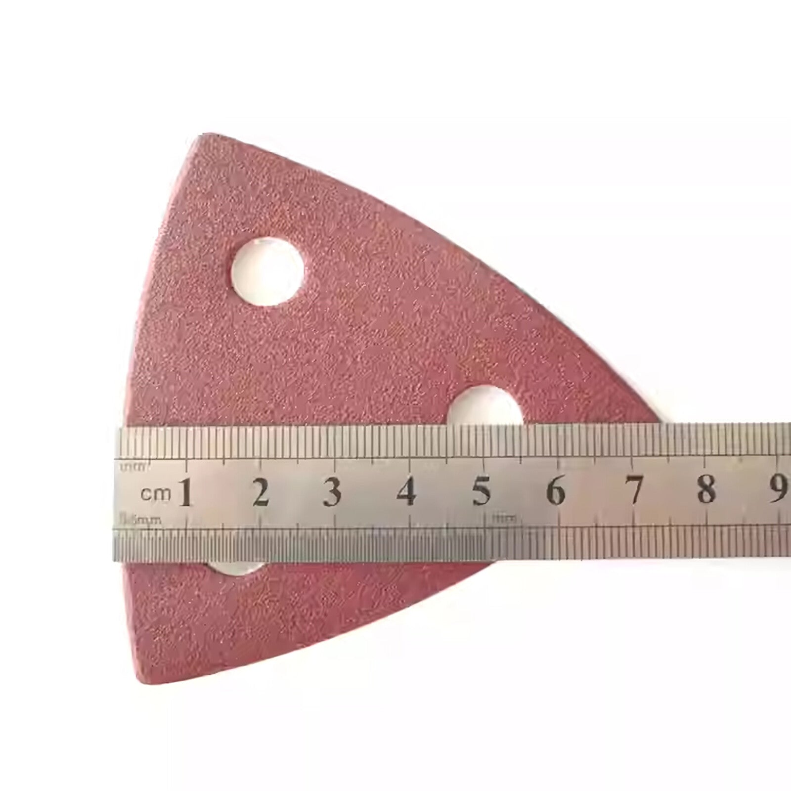 Hook and Loop 80mm Delta Sanding Sheets Triangular Detail Sandpaper Pads 3 Hole