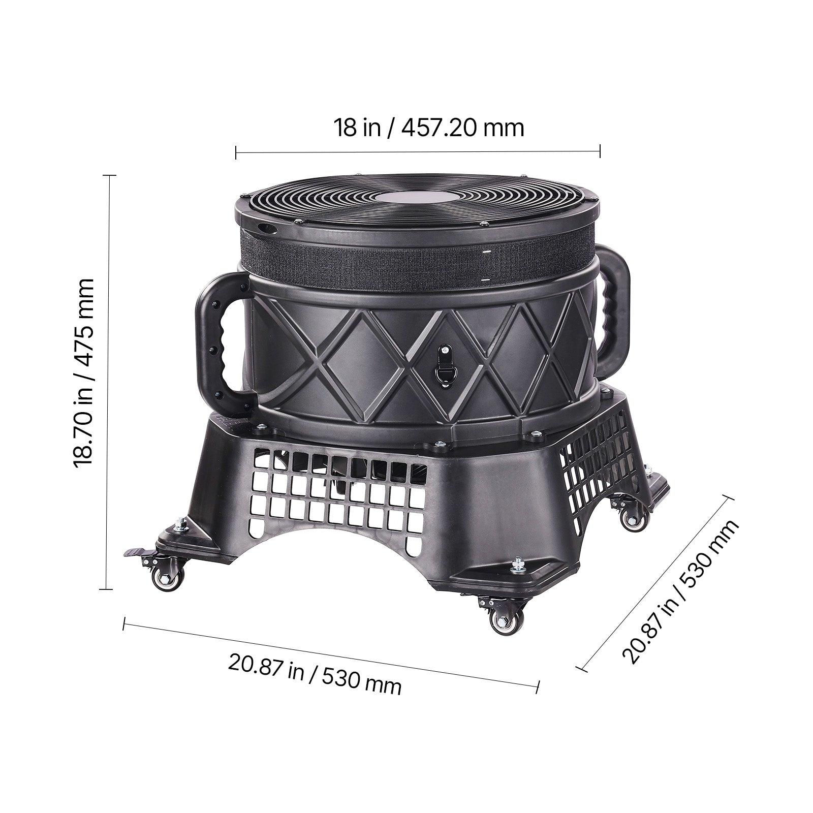 Air Blower Fan 1HP 18" for Air Dancer Inflatable Tube Man (No Inflatable)
