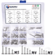 96-Piece M3-M5 Cotter Pin Set Stainless Steel Cotter Pin Set