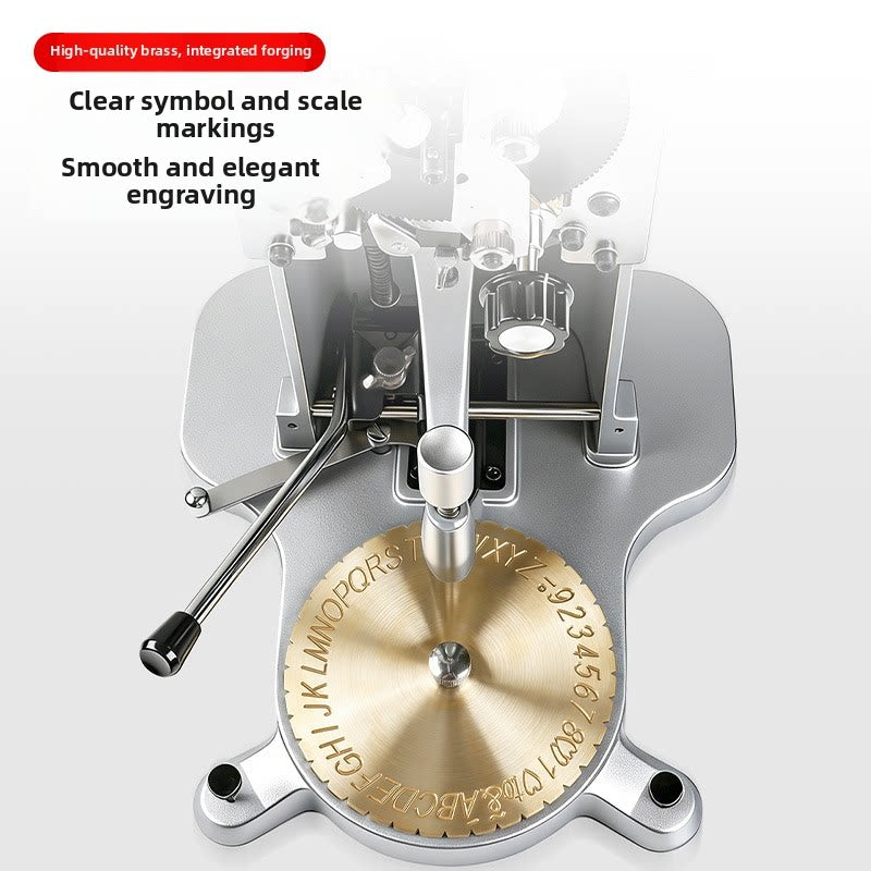 Ring Inner Engraving Machine – High-Precision Manual Numeral, Symbol & Letter Marking Tool for Gold & Silver Rings