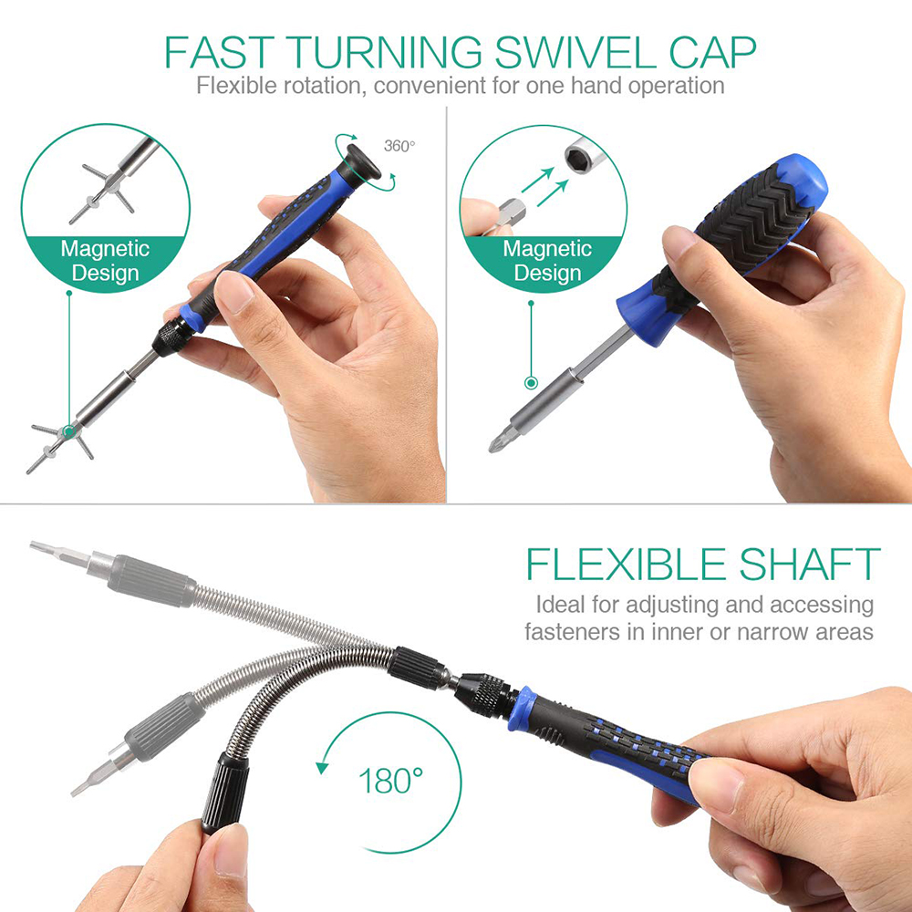 60 in 1 Precision Screwdriver Set For Cell Phone Laptop Multifunction Repair