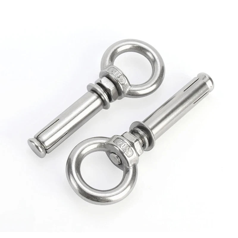 304 Stainless Steel Expansion Eyebolts – Ring Expansion Bolts M6 M8 M10 M12