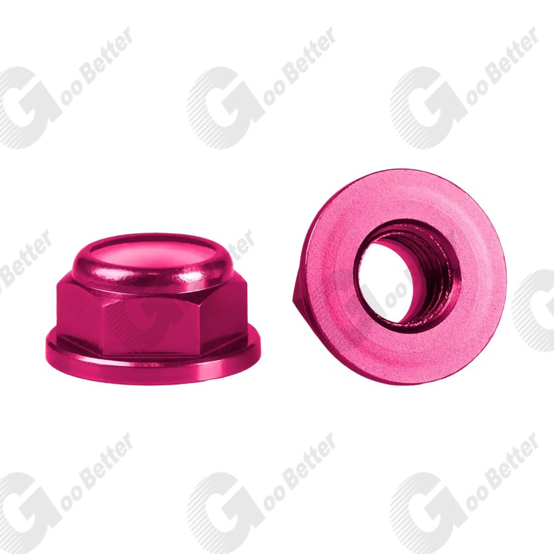 M2 M3 M4 M5 M6 M8 RC Flanged Nyloc Anodised Aluminium Wheel Nuts Various Colours - HomeDIYer