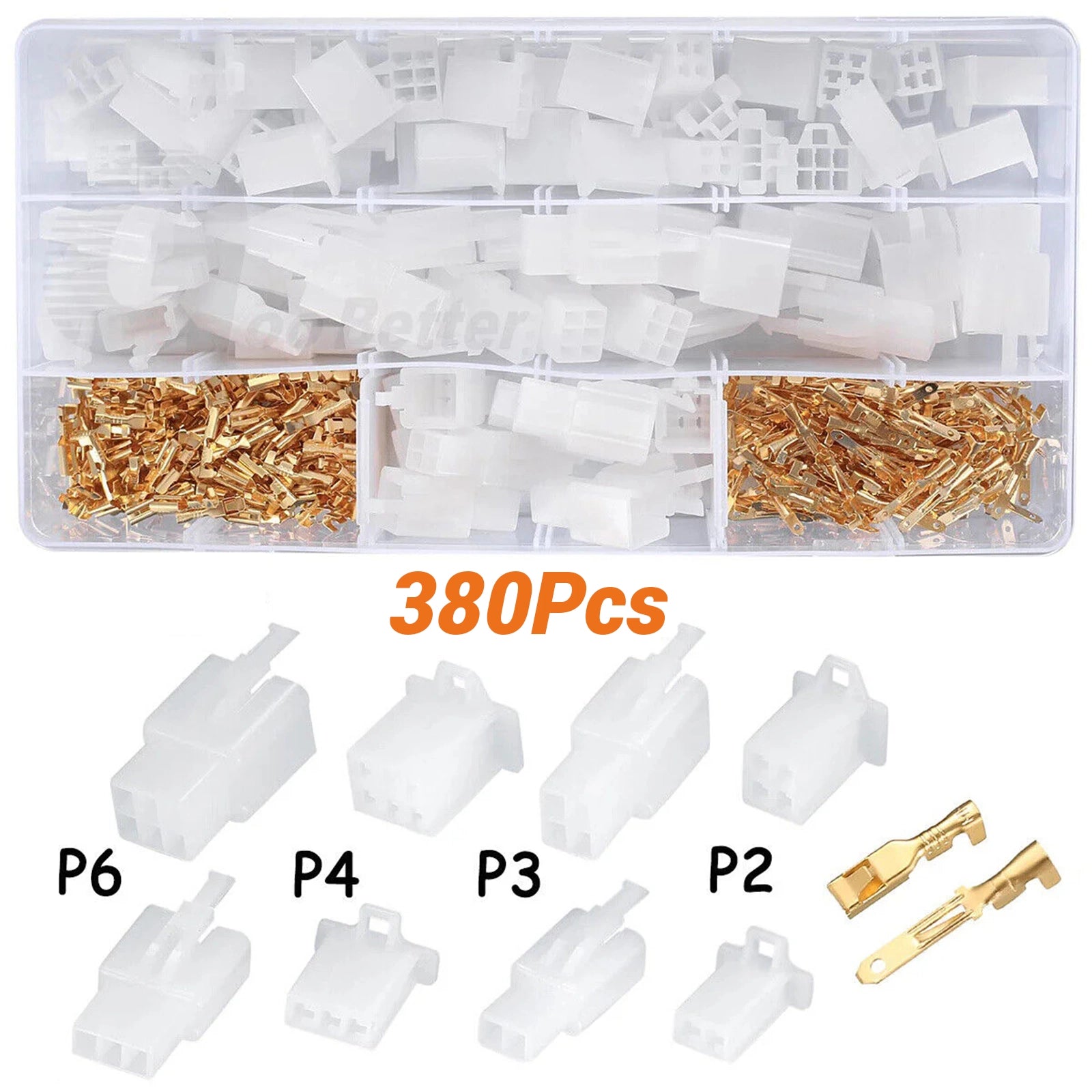380x Car Plug 2/3/4/6 Pole Set Cable Connectors Contacts Connectors - HomeDIYer
