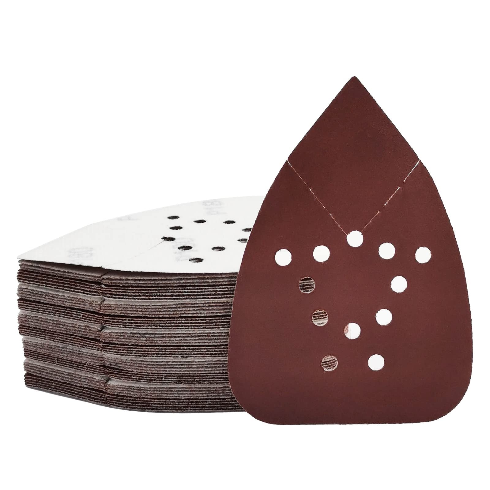 12 Holes Mouse Sandpaper Pad Sanding Discs for Black and Decker Mouse Sanders