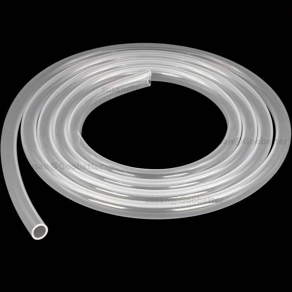 Clear Silicone Tubing — Food Grade Flexible Rubber Hose for Beer, Water & Medical Use | 0.3–50mm ID