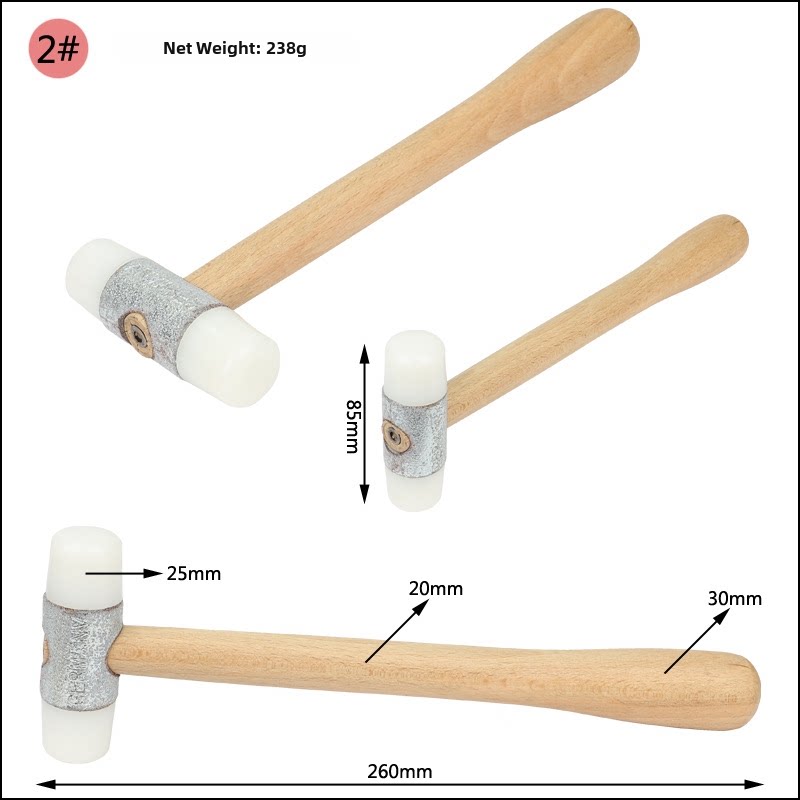 Jewelry & Metalworking Hammer – Mini Shaping Hammer for Gold Silver Craft, Stamping & Metal Forming (18 Models)