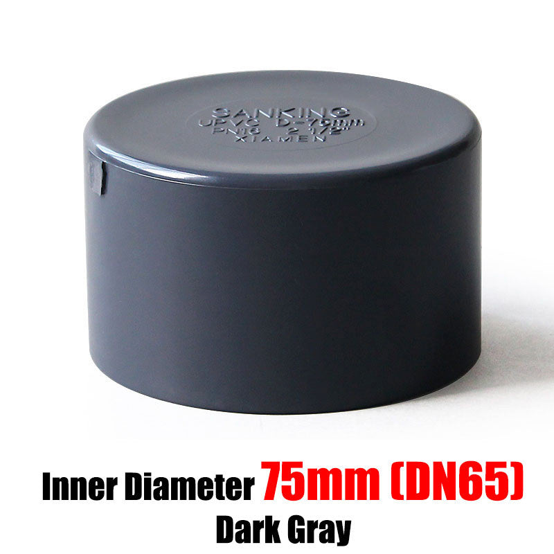 Round Plastic Black Blanking End Cap 12mm~76mm Caps Tube Pipe Inserts Plug Bung PE Plastic