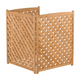 3-Panel Outdoor Air Conditioner Fence Screen, Outside Wood Privacy Fence, 32" W x 38" H