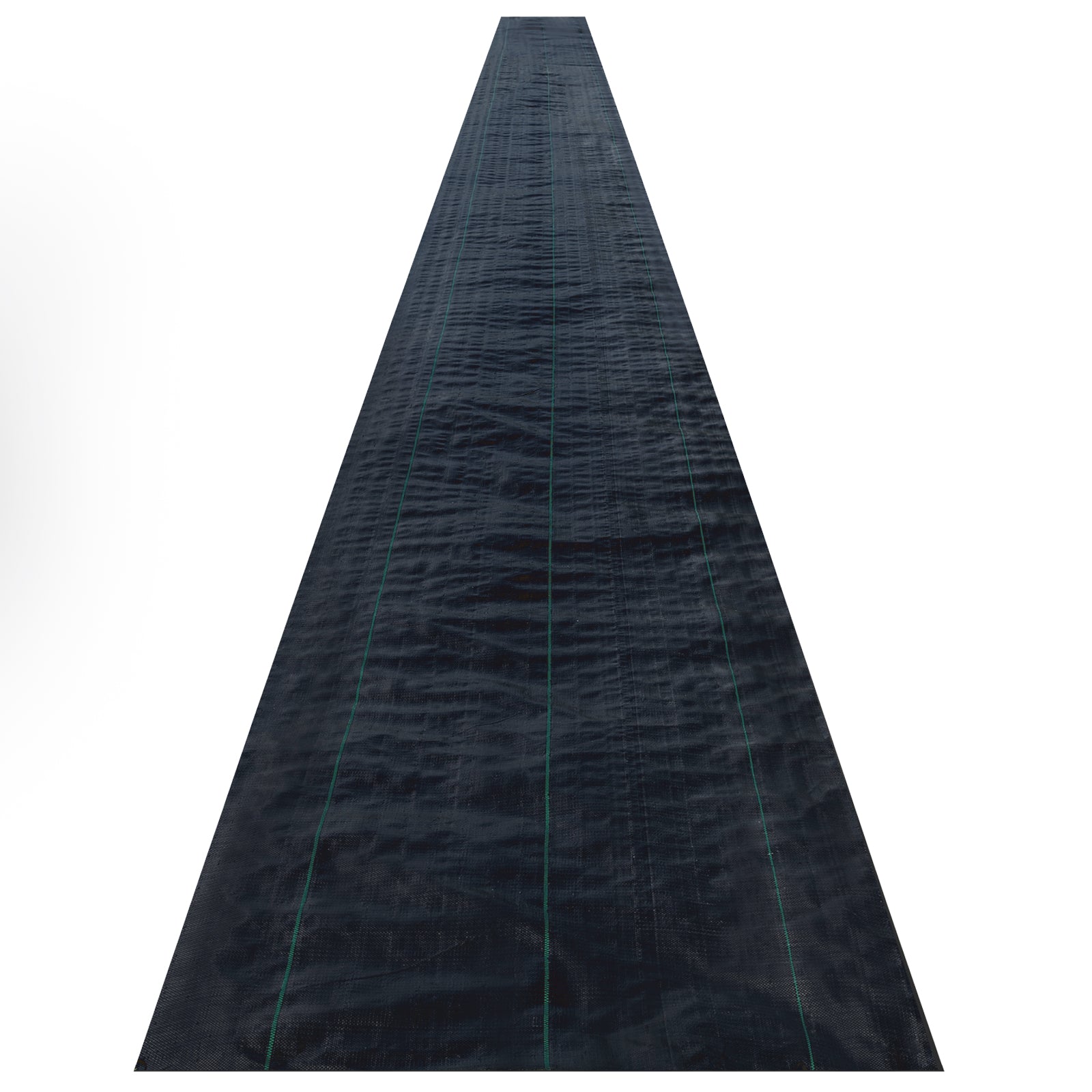 6ft x 300ft Premium 2.4oz Woven Weed Barrier Landscape Fabric — Heavy‑Duty Ground Cover for Flower Beds & Underlayment Black