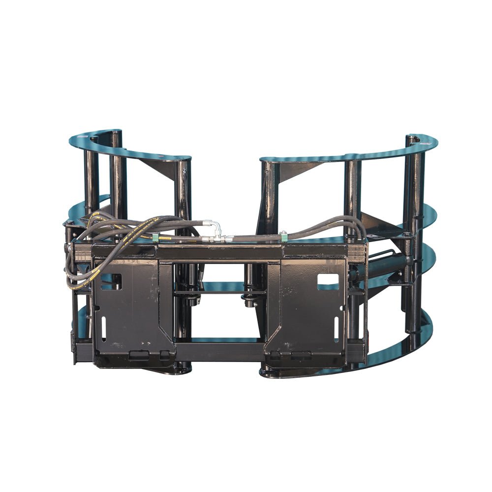 Round Hay Bale Grab for Skid Steer - HomeDIYer