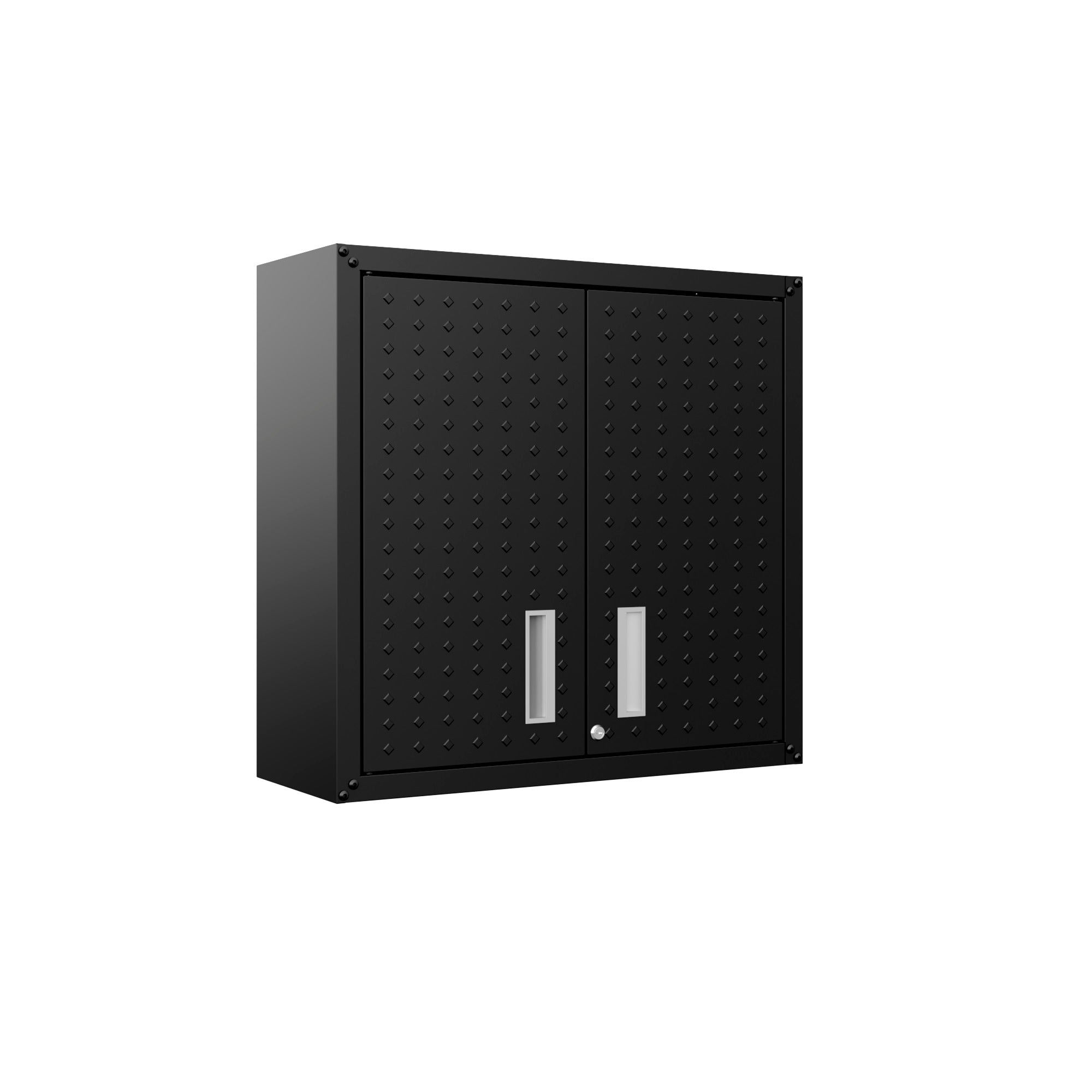 Floating Garage Cabinet in Charcoal Gray