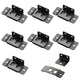 Stainless Steel L-Bracket Corner Connectors, 8-Pack with Screws