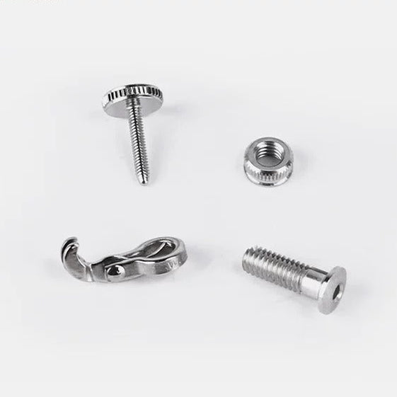 Violin Dual-Purpose Fine Tuner – Silver Ball-End Tailpiece Fine Tuning Adjuster (1, 2 or 4 Pack)
