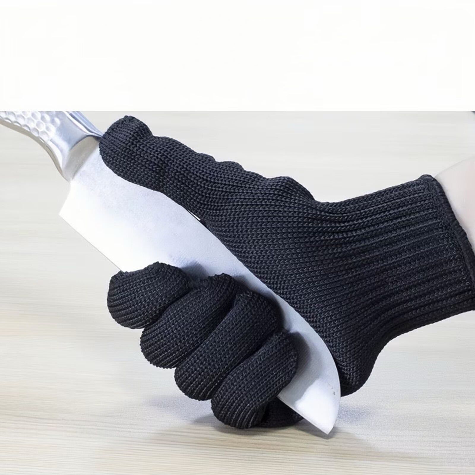 Steel Wire Cut Resistant Gloves Level 5 for Industrial Work