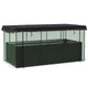 Raised Garden Bed,Galvanized Steel Planter Box with Crop Cage and Shade Cloth