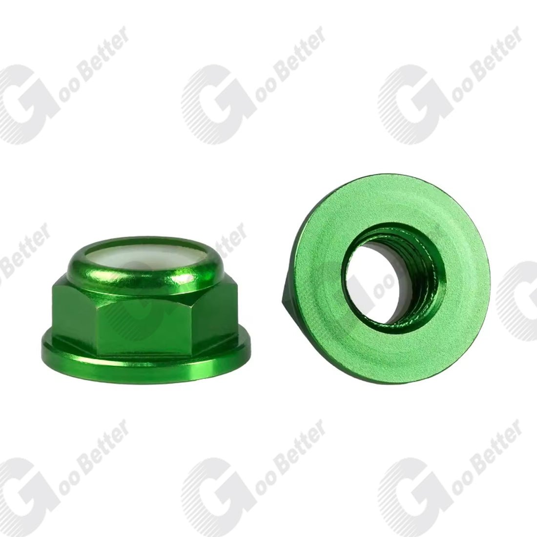 M2 M3 M4 M5 M6 M8 RC Flanged Nyloc Anodised Aluminium Wheel Nuts Various Colours - HomeDIYer
