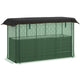 Raised Garden Bed,Galvanized Steel Planter Box with Crop Cage and Shade Cloth,for Flowers, Veggies and Herbs
