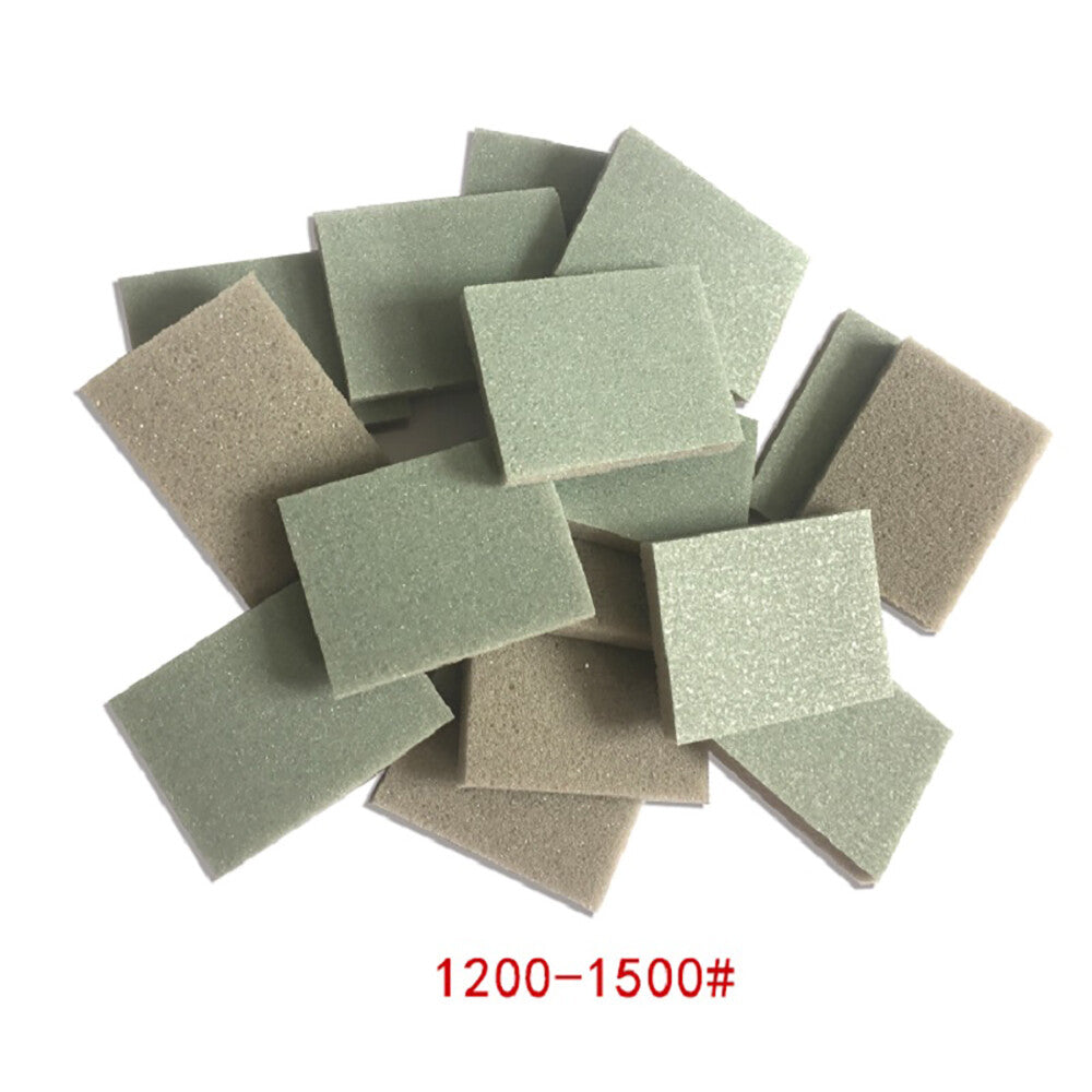 30x40mm Wet Dry Spong Sanding 300-3000 Grit Hook Loop Sandpaper Polishing Block