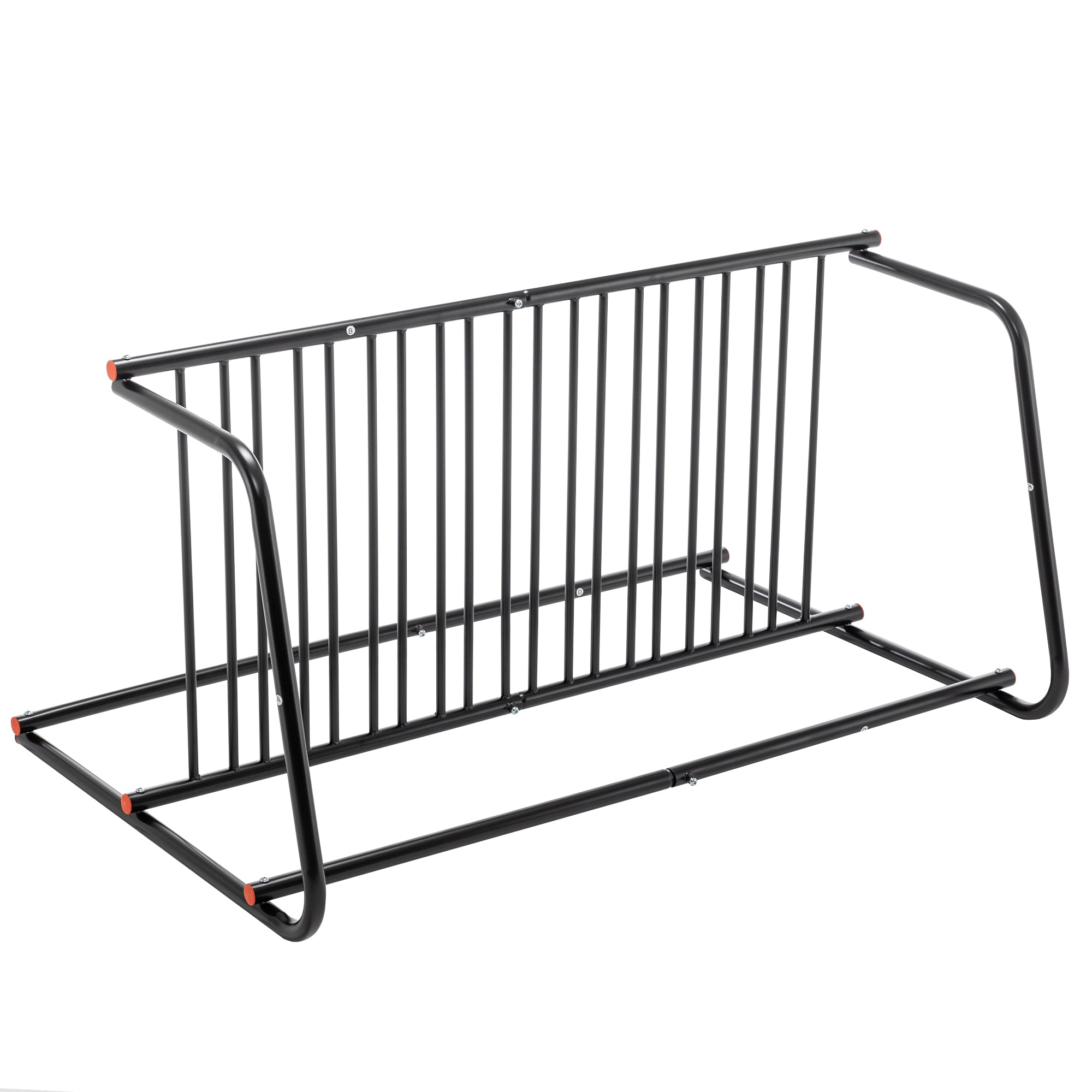10-Bike Floor Bike Rack – Heavy-Duty Freestanding Metal Bicycle Storage for Garage, Storefront & School