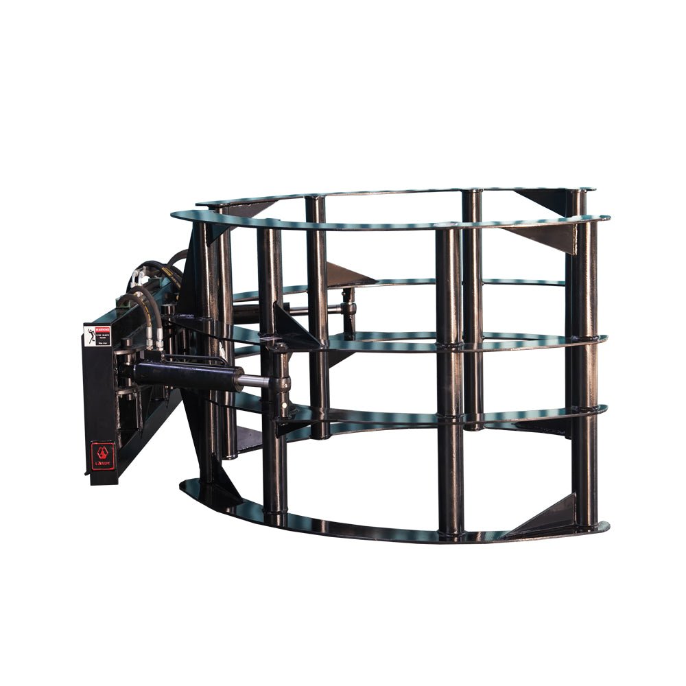 Round Hay Bale Grab for Skid Steer - HomeDIYer